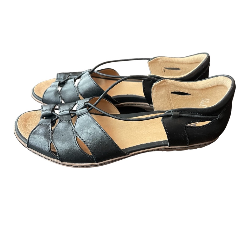 Earth aloha black bungee sandal (NWOT)